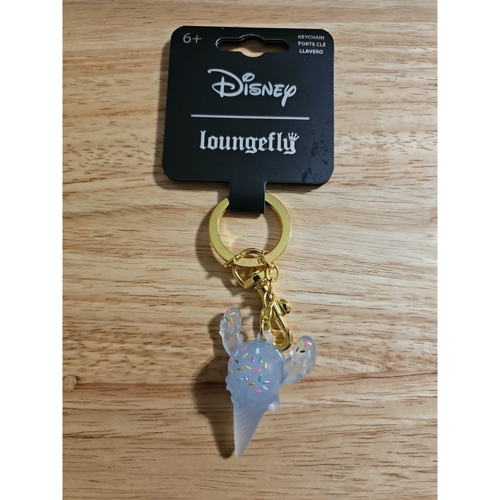 Lilo & Stitch Loungefly Disney Ice Cream Stitch Keychain NWT